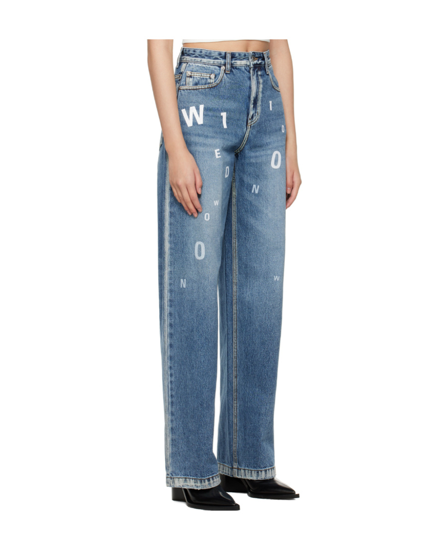 WE11 DONE LOGO JEANS