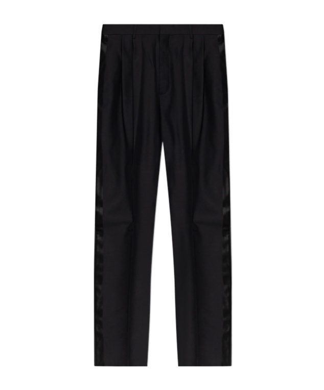 Dsquared2 Straight-leg Trousers With Satin Side Stripes
