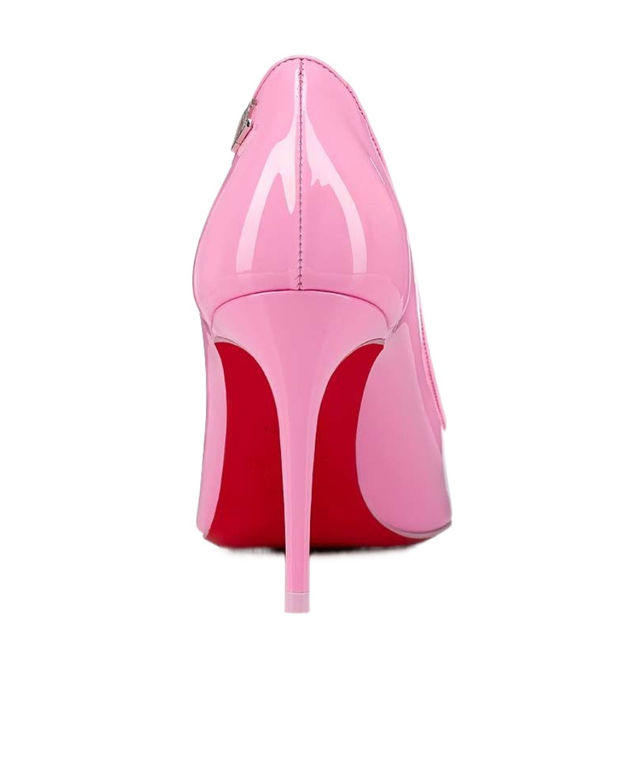 Christian Louboutin Logo High Heels In Pink
