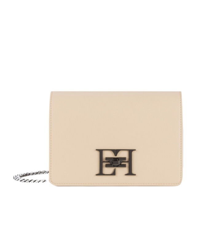 ELISABETTA FRANCHI LOGO TURN-LOCK CROSSBODY BAG