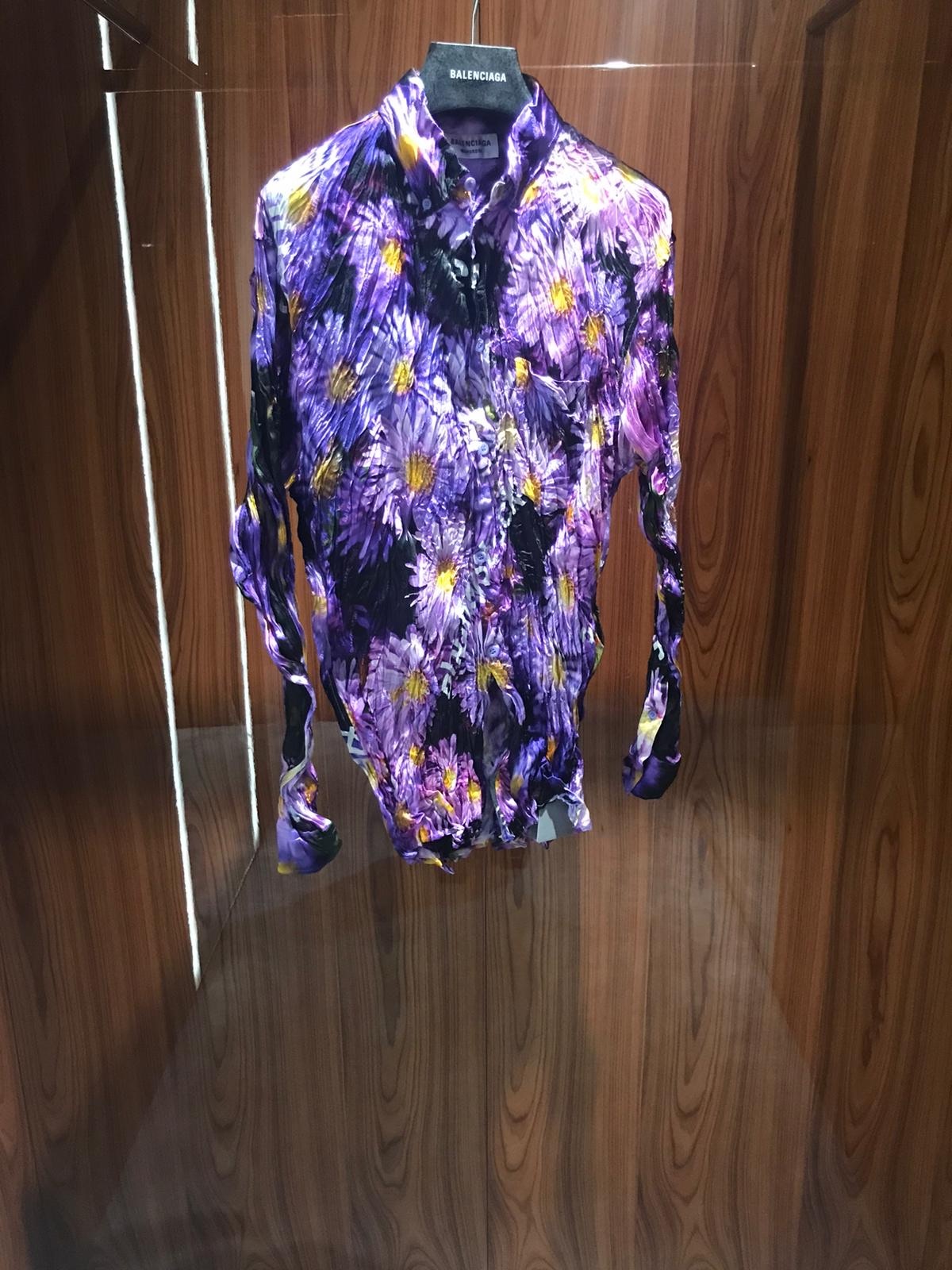 BALENCIAGA Floral silk shirt · VERGLE