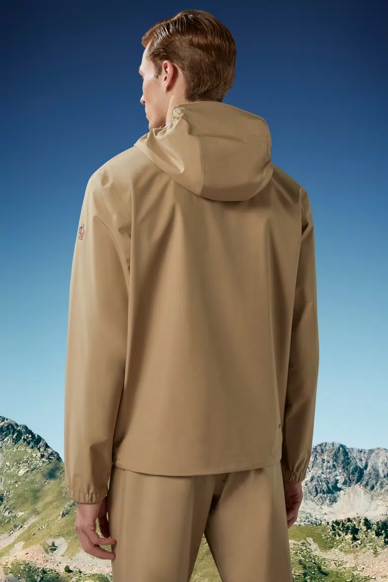 Moncler Shipton Hooded Jacket In Brown