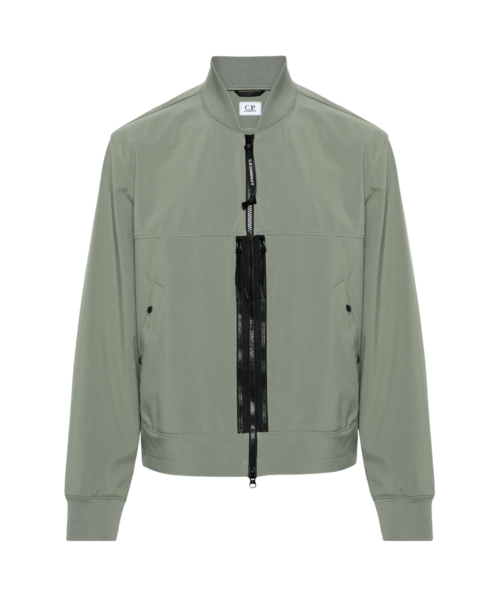 C.p. Company Shell-r Lens-detailed Bomber Jacket In Gray