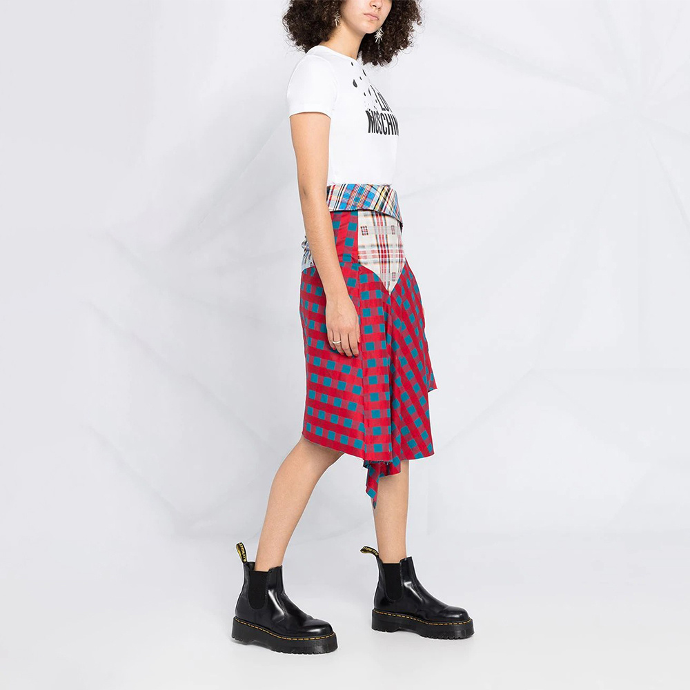 Moschino T-shirt With Round Neck And Short Sleeves In White