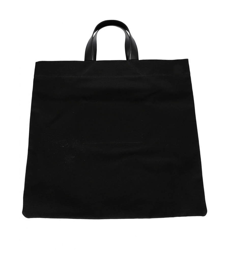 Jil Sander Medium Double Leather Top Handle Tote Handbag In Black