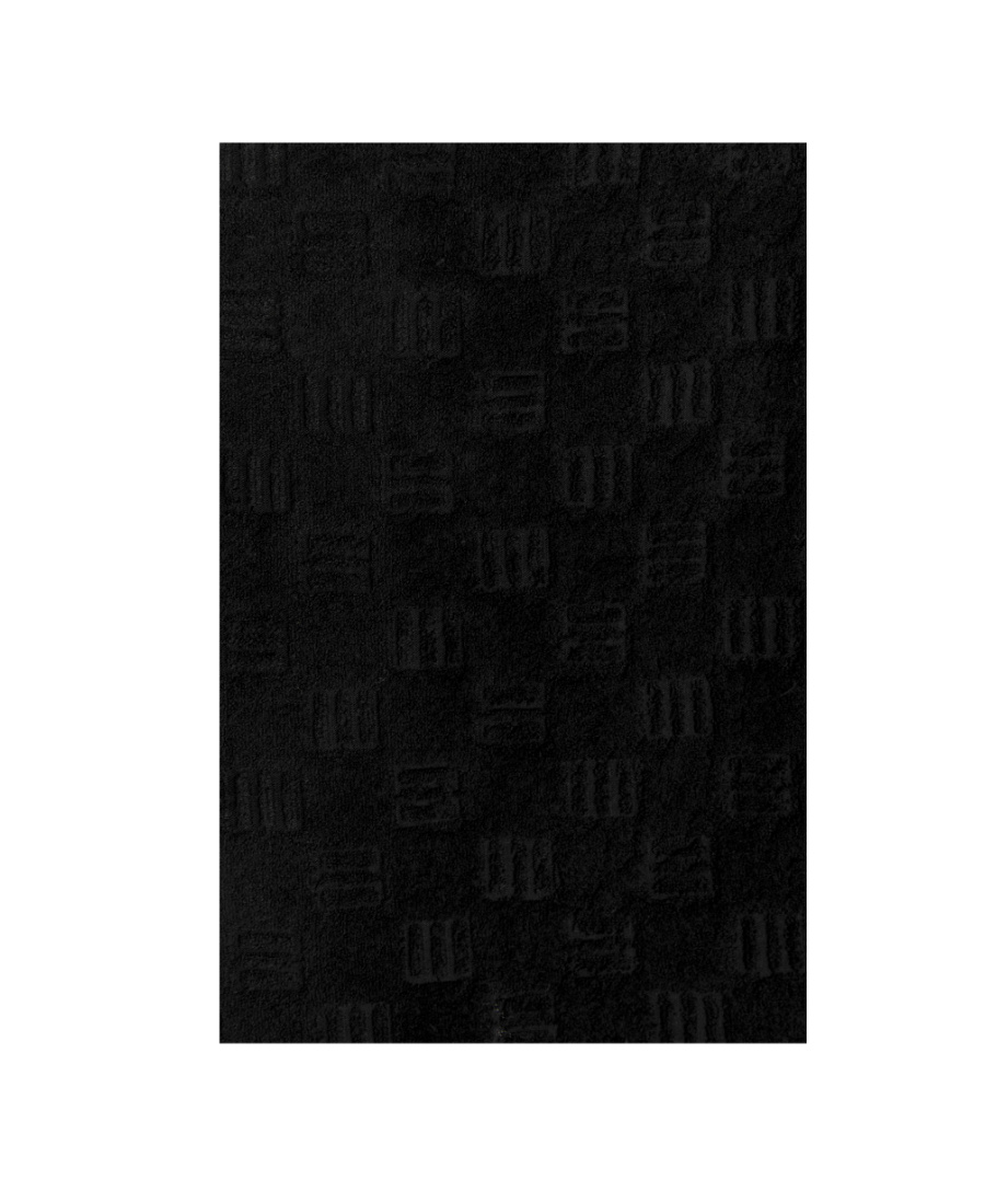 Shop Ambush Monogram-debossed Mini Skirt In Black