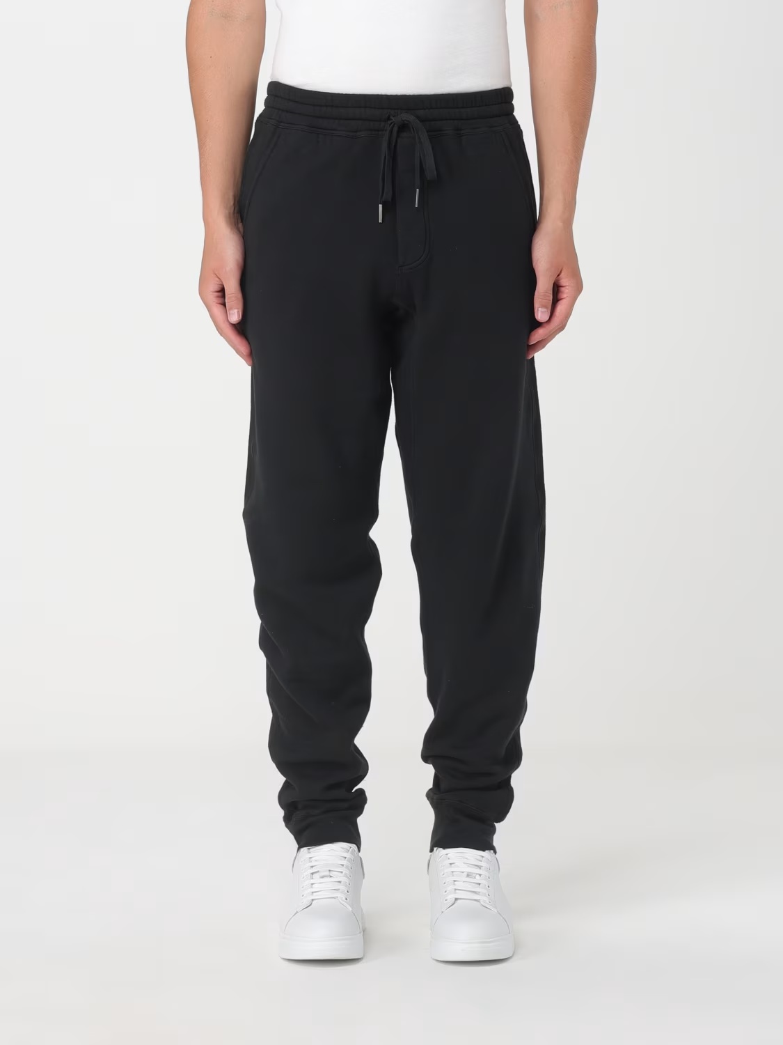 Tom Ford Cotton Blend Jogger Pants In Black