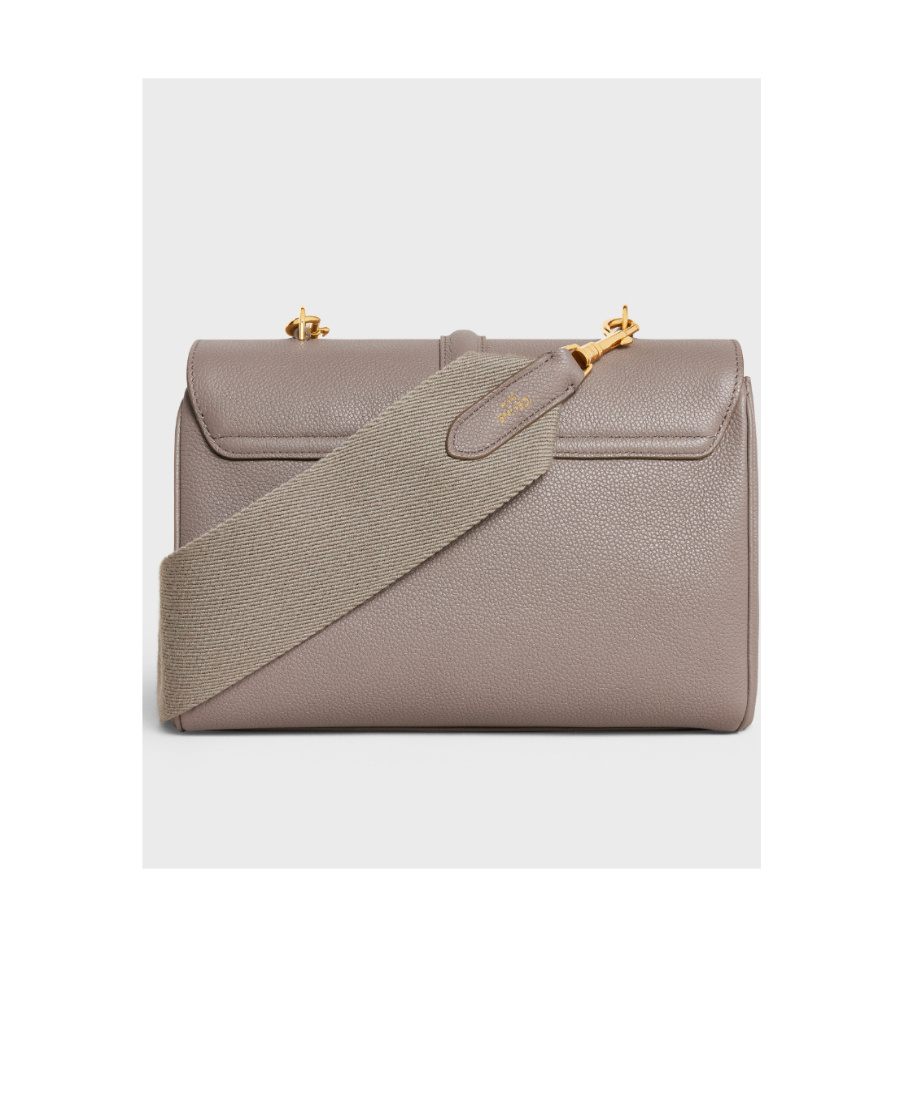 Celine Cabas 16 Logo Handbag In Gray