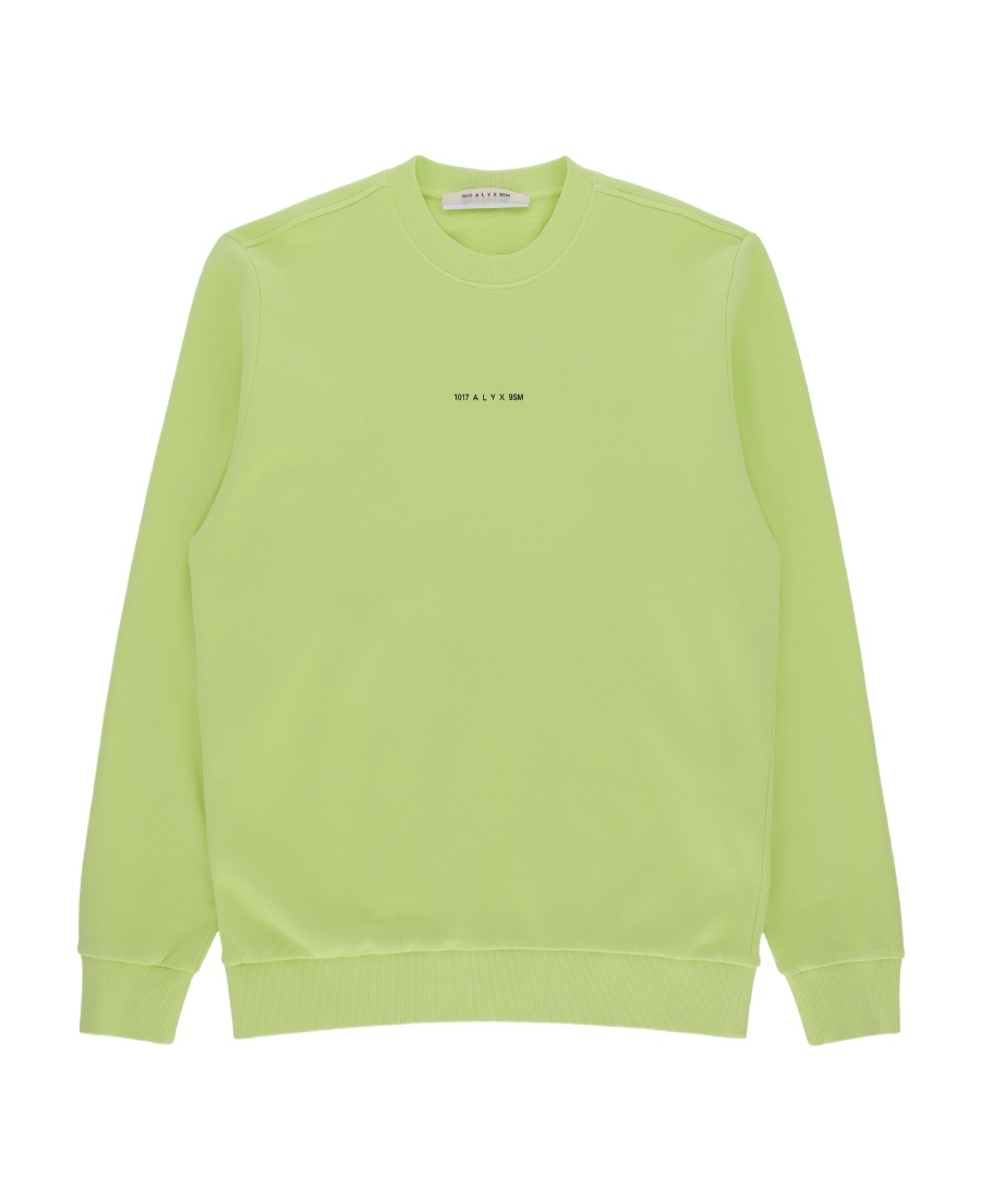 Alyx Logo-print Cotton Sweatshirt In Green