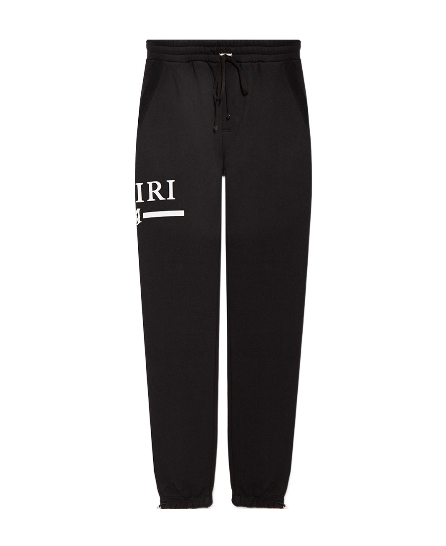 Amiri Black Logo Sweatpants In Black