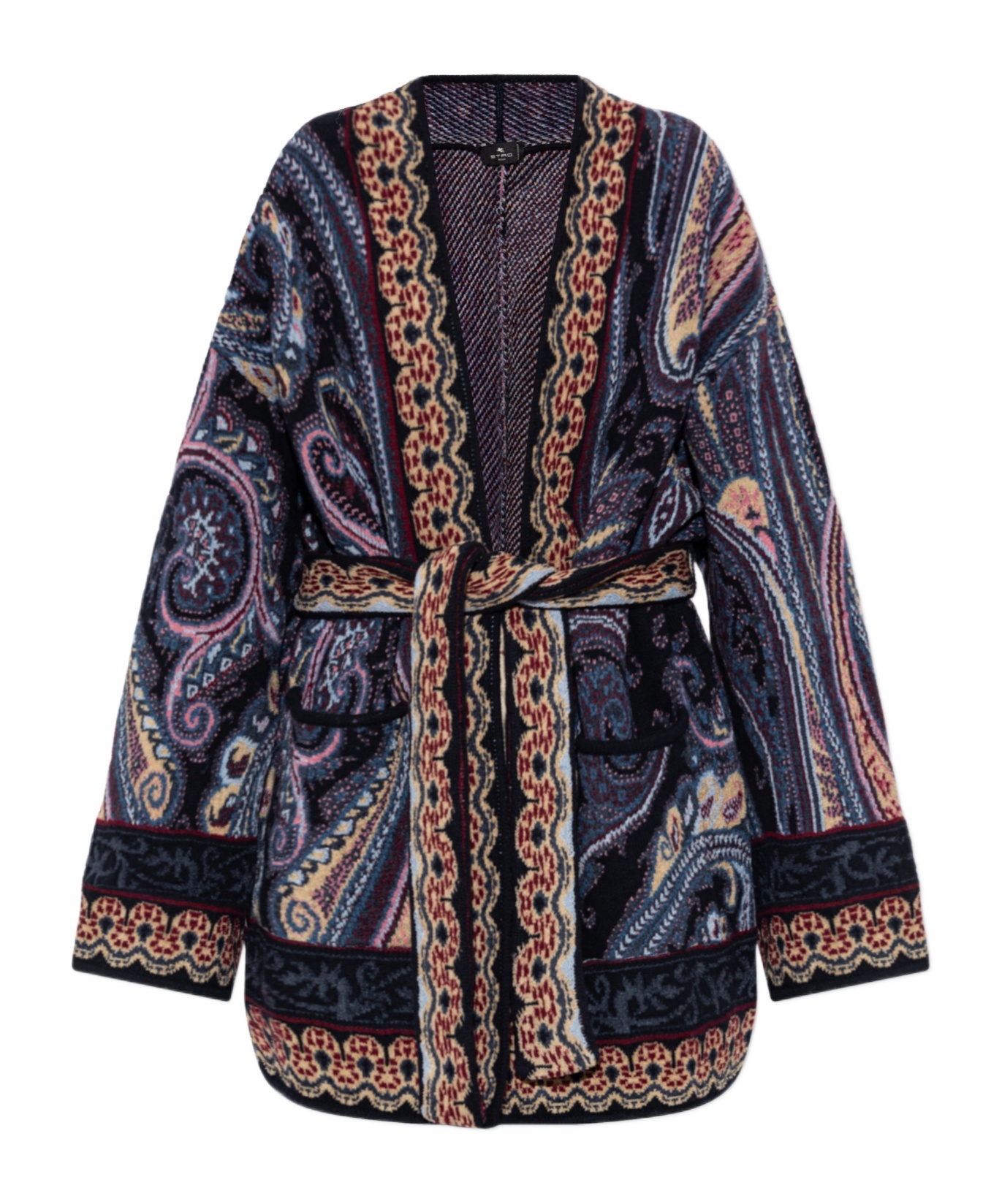 Etro Patterned Cardigan In Multiple Colors