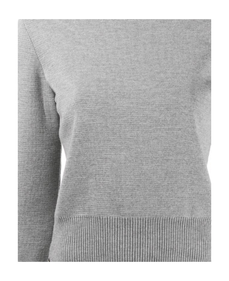 Thom Browne Knitted Pullover In Gray