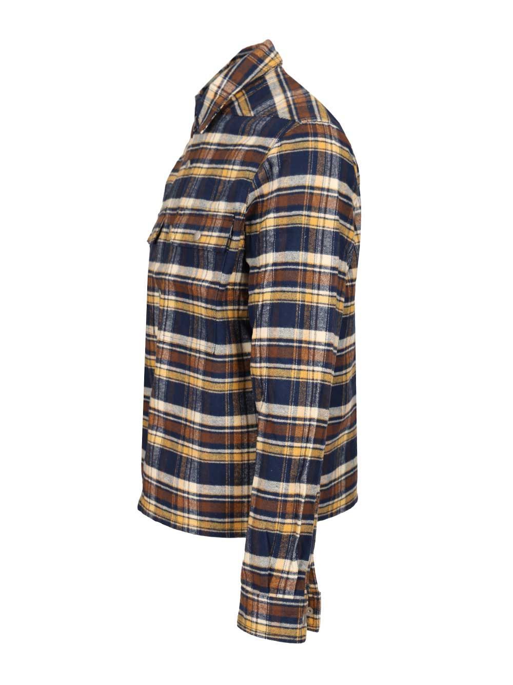 Rick Owens Drkshdw Cropped Plaid Outershirt In Black