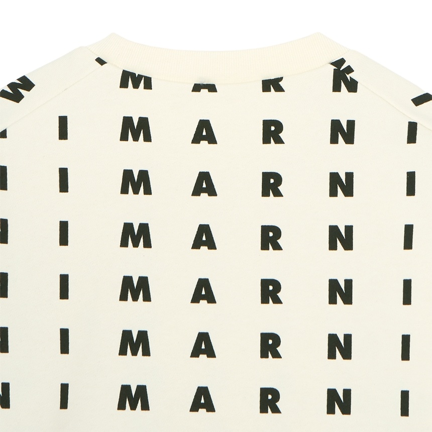 Marni Long-sleeved Sweater In White