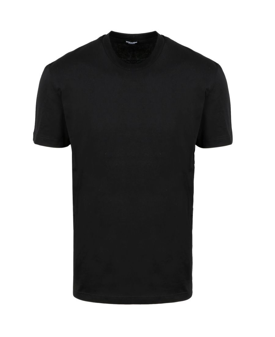 Dsquared2 Cotton Stretch T-shirt Tri-pack In Black