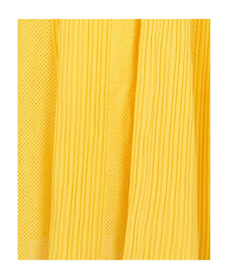 Gabriela Hearst Eula Pleated Midi Skirt In Yellow
