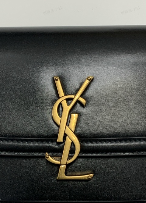 Saint Laurent Small Solferino Satchel Crossbody Bag In Black