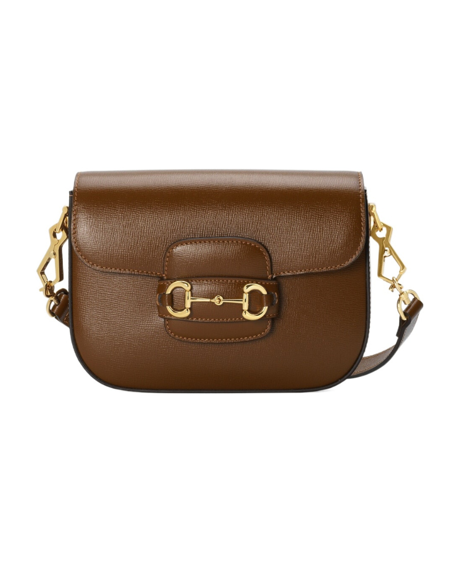 Gucci Mini Leather Horsebit 1955 Shoulder Bag In Brown