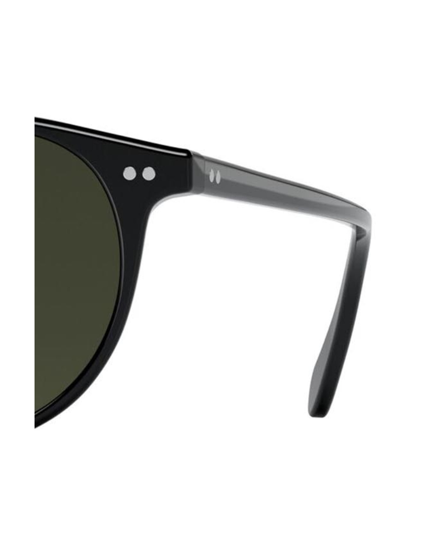 Oliver Peoples Round Sunglasses In Green