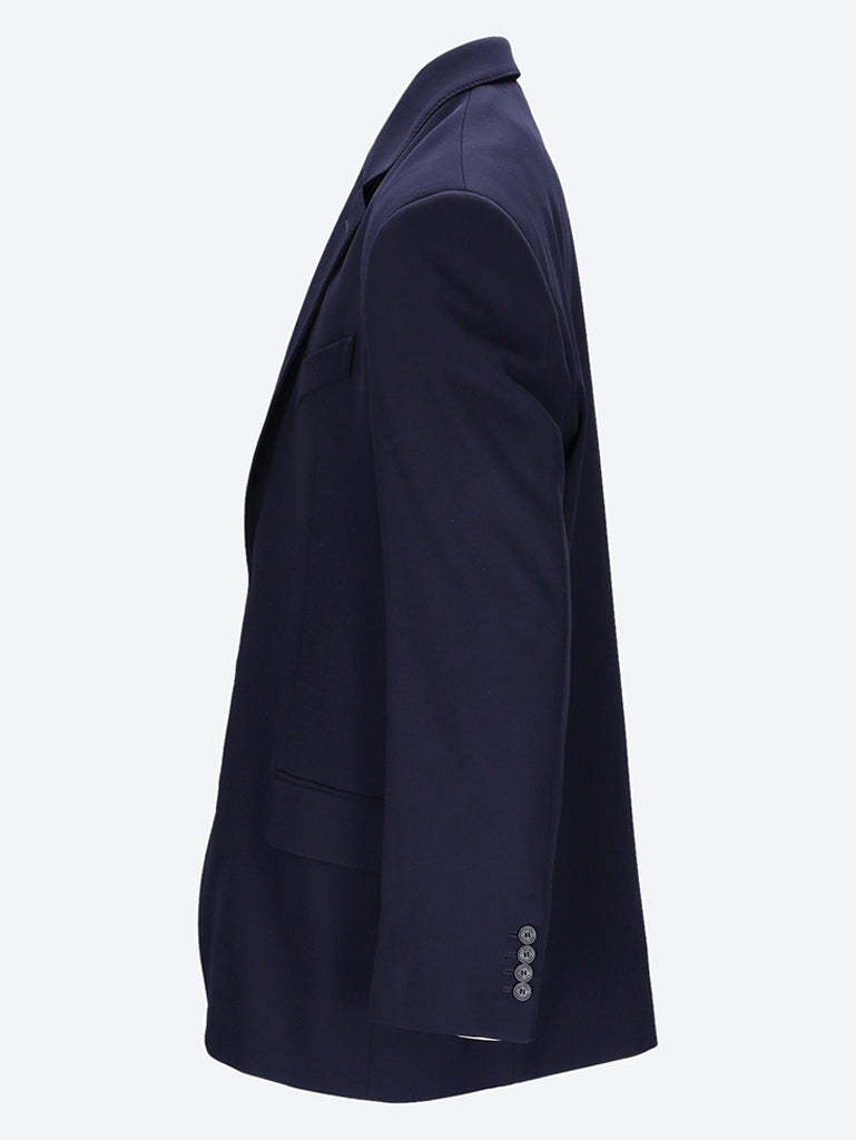Balenciaga Single-breasted Blazer In Black