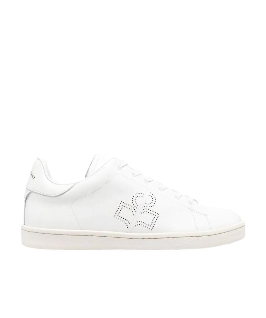 Isabel Marant Logo Lace Up Casual Sports Shoes In White