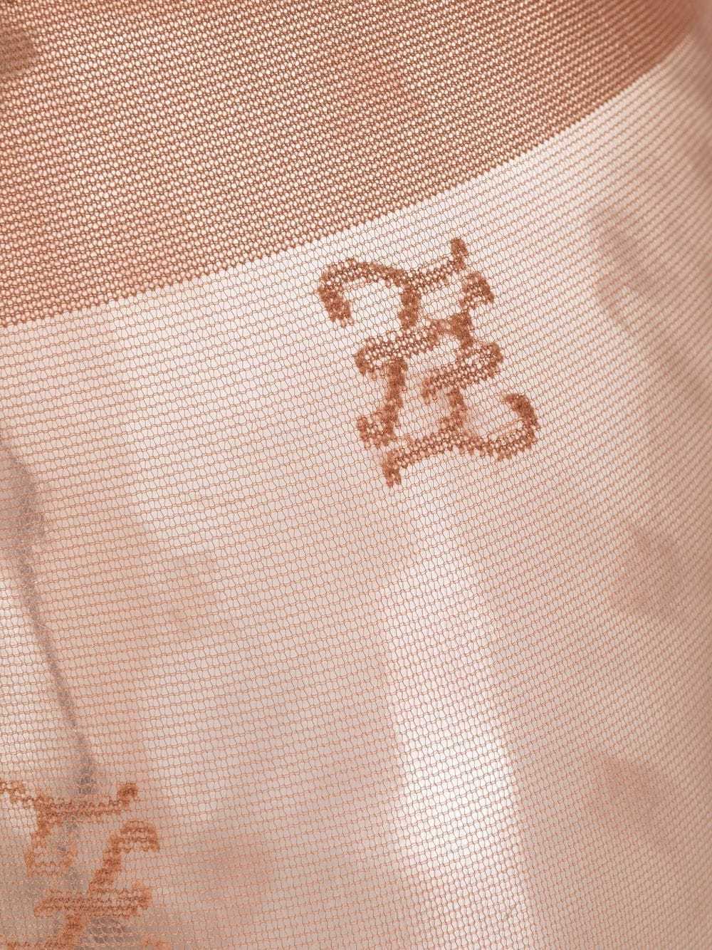 Fendi Ff Karligraphy-embroidered Tights