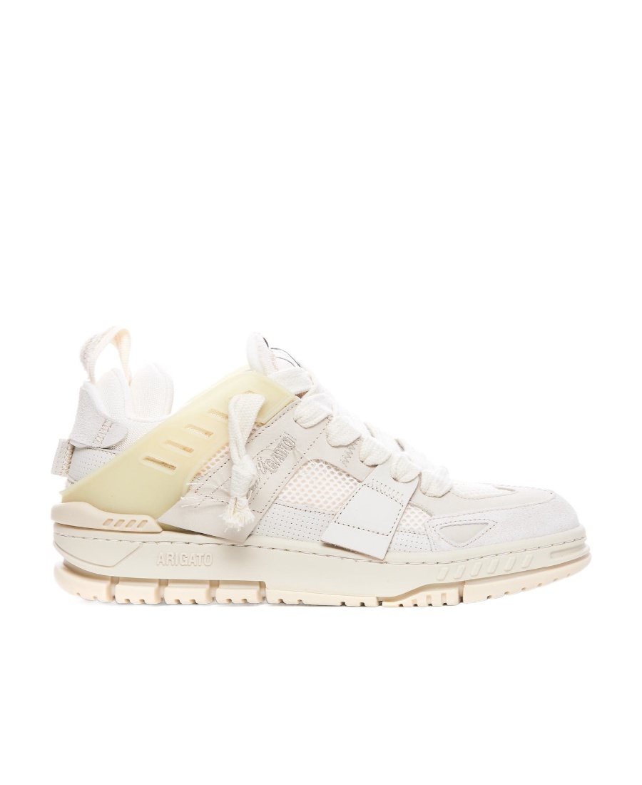 Shop Axel Arigato Area Patchwork Sneakers In White