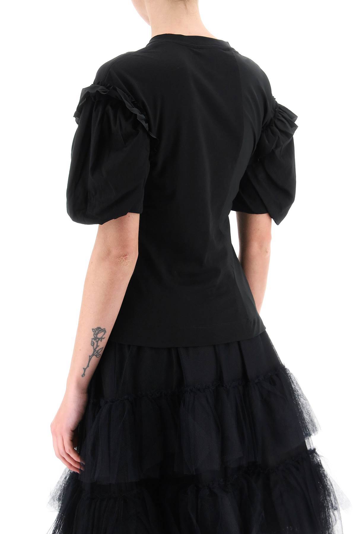 Simone Rocha Short-sleeved T-shirt In Black