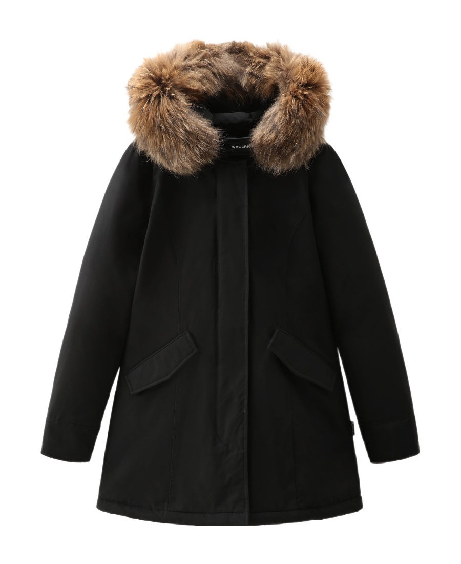 WOOLRICH DETACHABLE WOOL COLLAR PARKER COAT