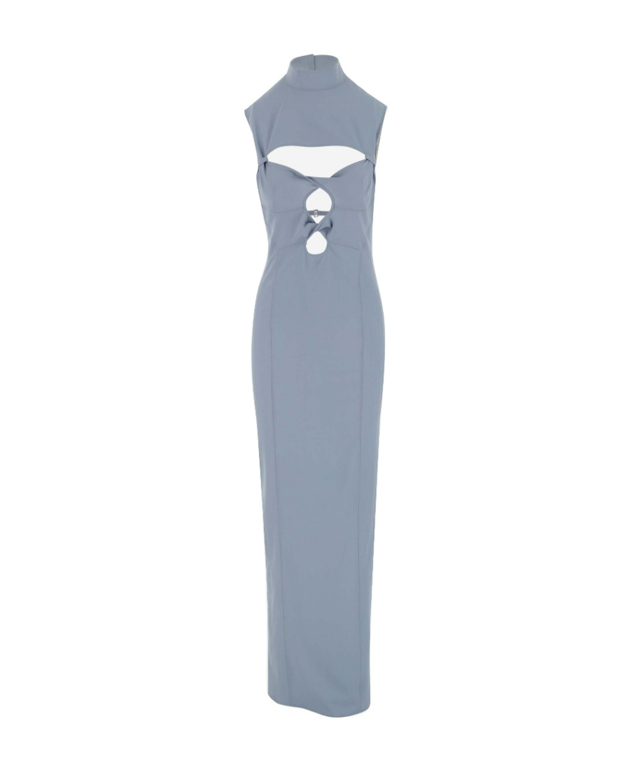 Jacquemus Cut Out-detail Sleeveless Dress In Blue