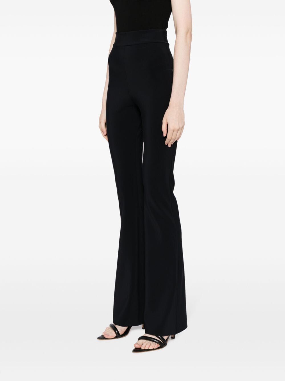 Shop Chiara Boni La Petite Robe Venusette Pants In Black