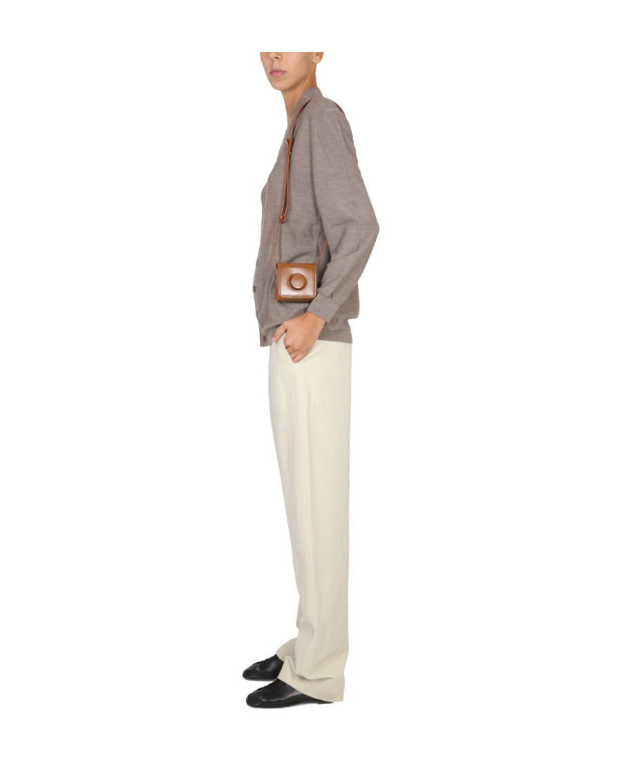 Lemaire Logo Casual Pants In Neutral
