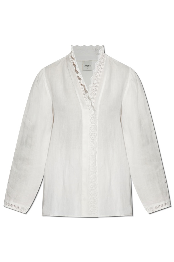 Shop Posse Lace-detailing Shirt