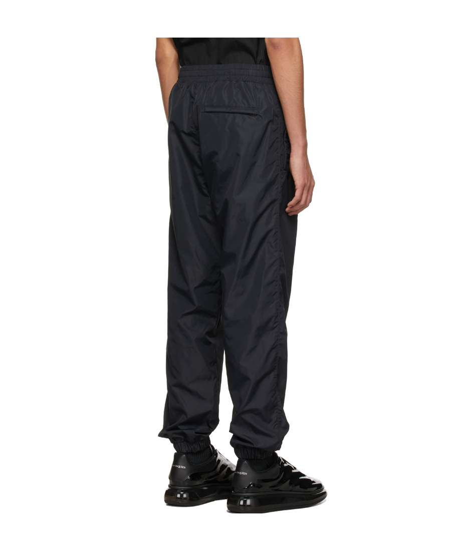 Moschino Black Logo Track Pants In Black
