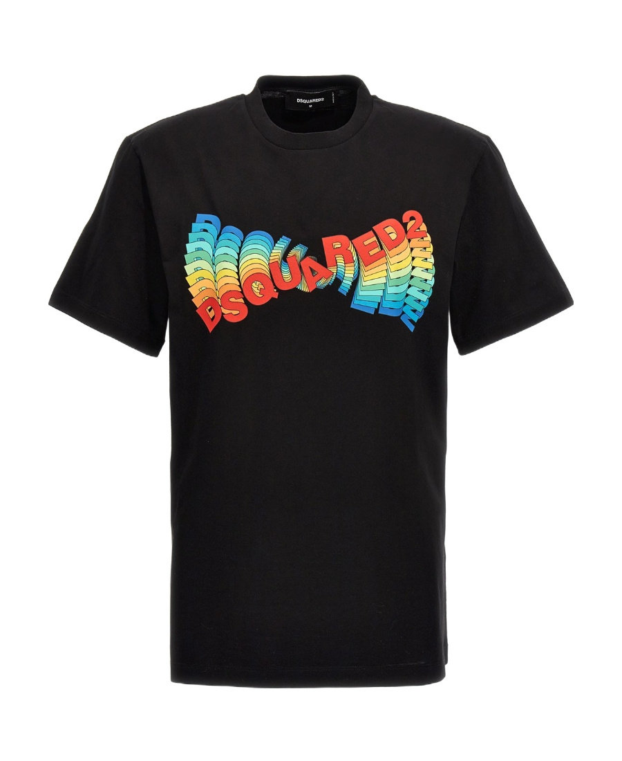 Dsquared2 Regular Fit T-shirt Black In Black