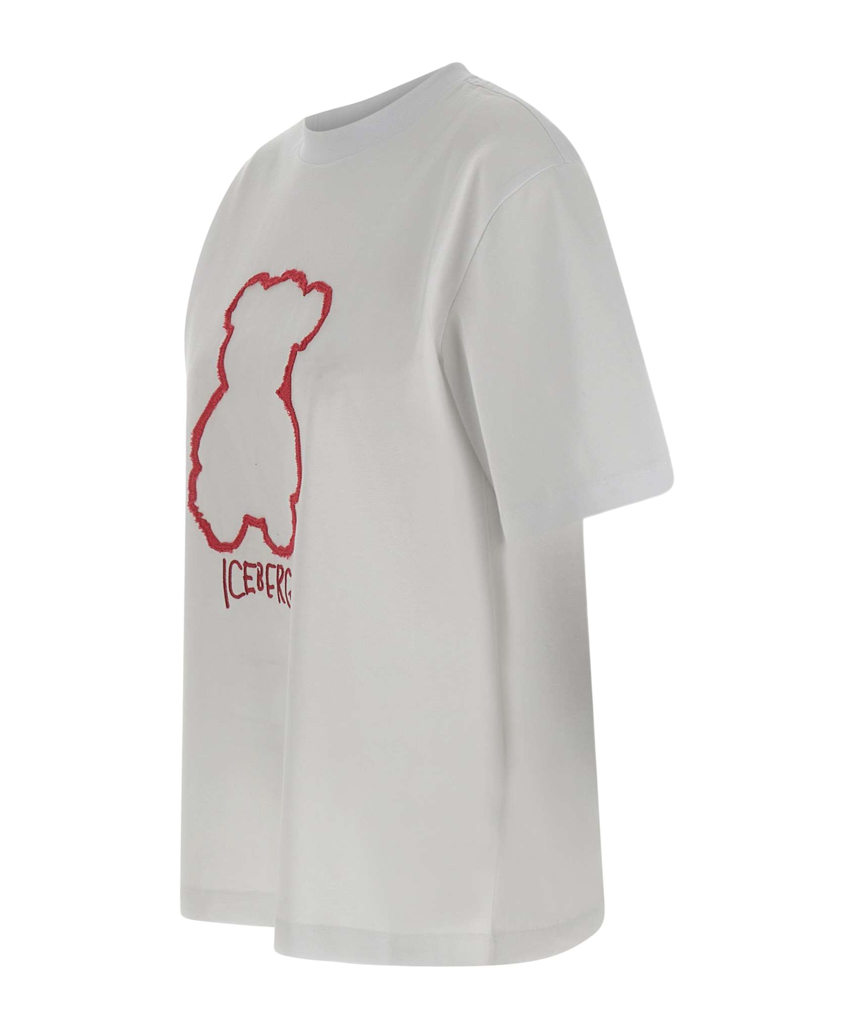 Shop Iceberg Short-sleeved T-shirt In White