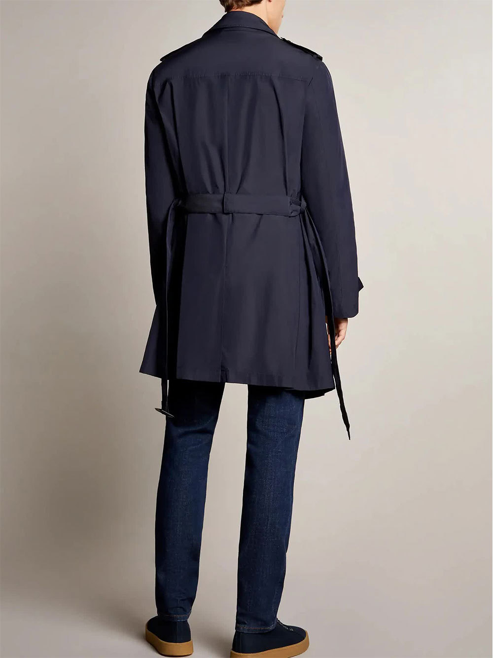 Fay Long-sleeved Windbreaker In Black