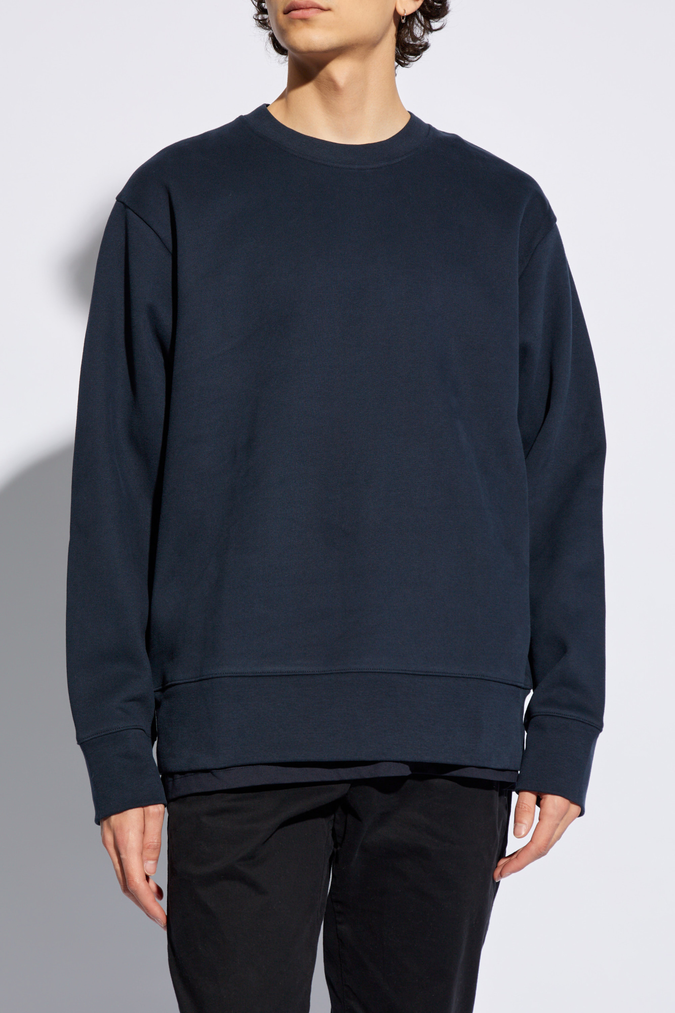 Norse Projects Crew-neck Cotton Sweatshirt In Blue