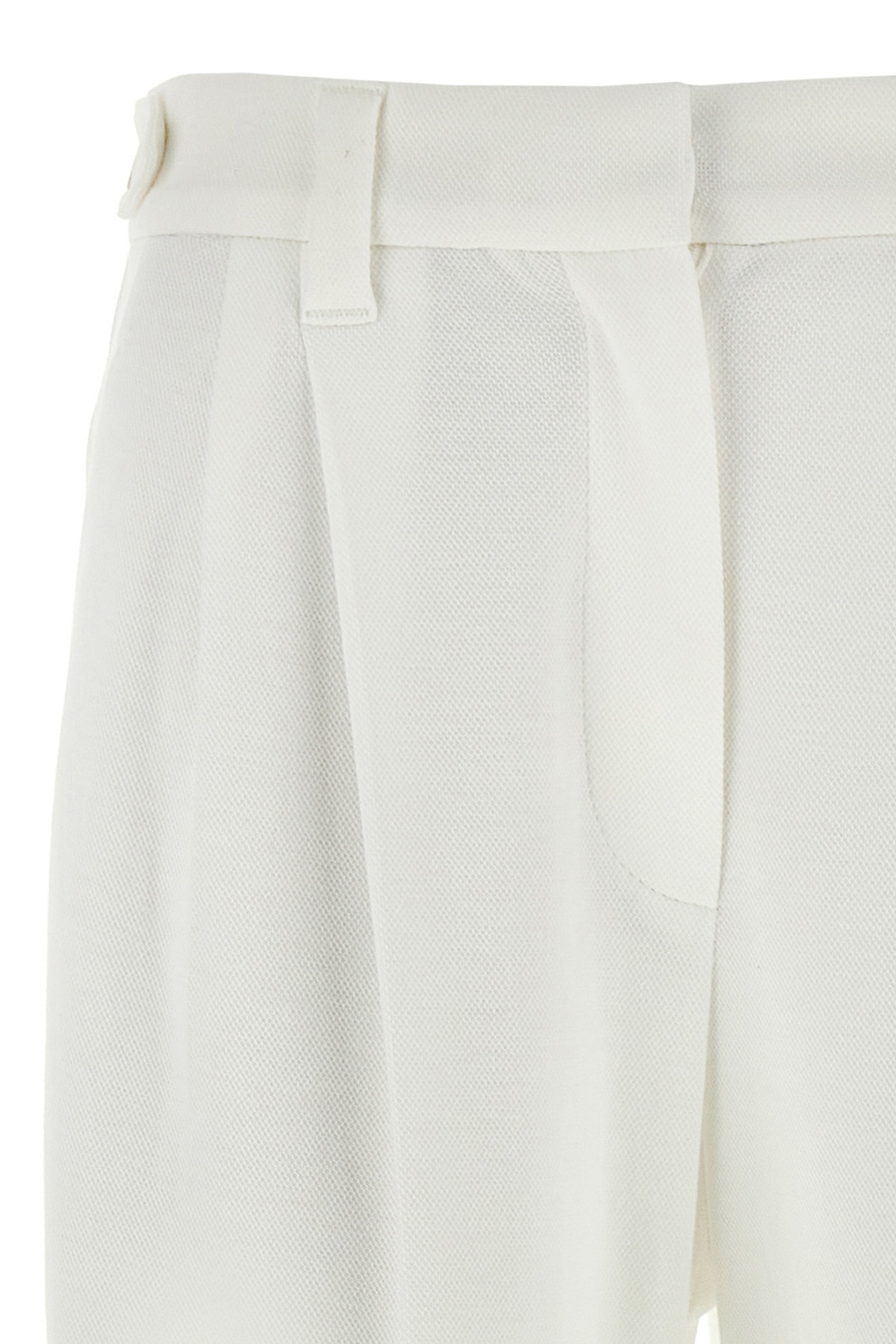 BRUNELLO CUCINELLI PIQUÉ PANTS