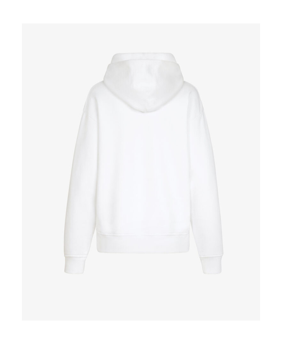 Givenchy Embroidered Logo Hooded Sweatshirt In White