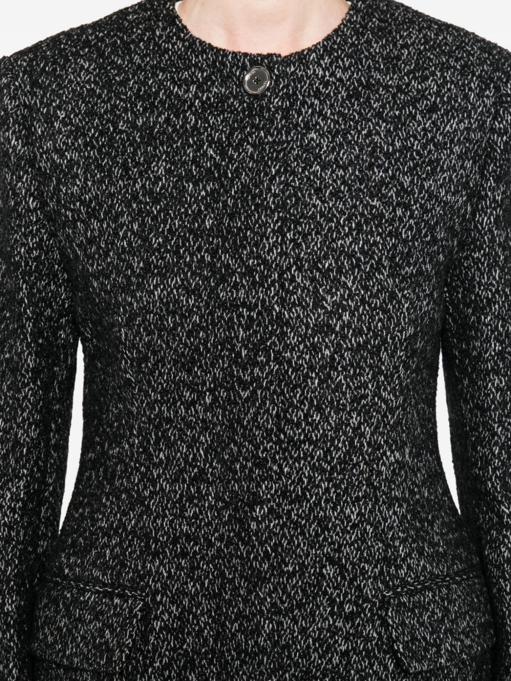 Totême Structured Wool Blazer Featuring Welt Pockets In Black