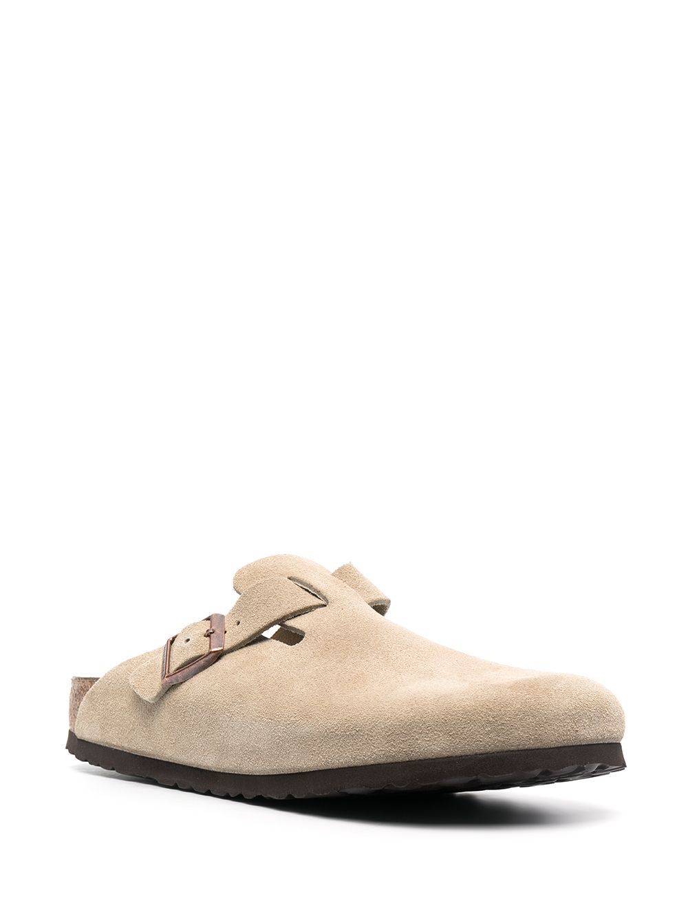 Birkenstock Boston Pull-on Sandals In Brown