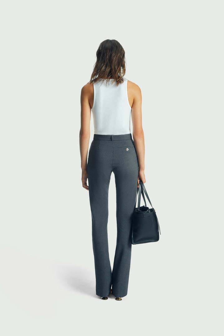 Coperni Straight Wool Casual Pants In Black