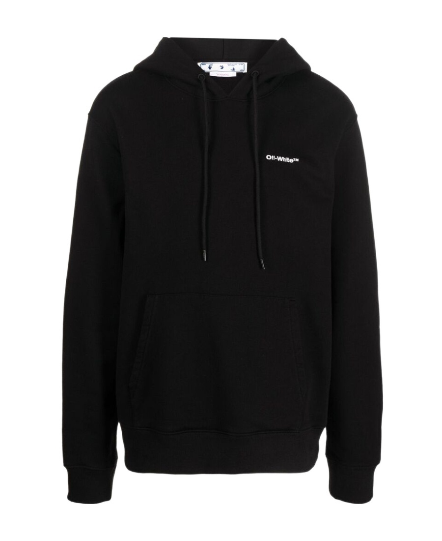 Off-white Caravaggio Arrow Over Hoodie In Black