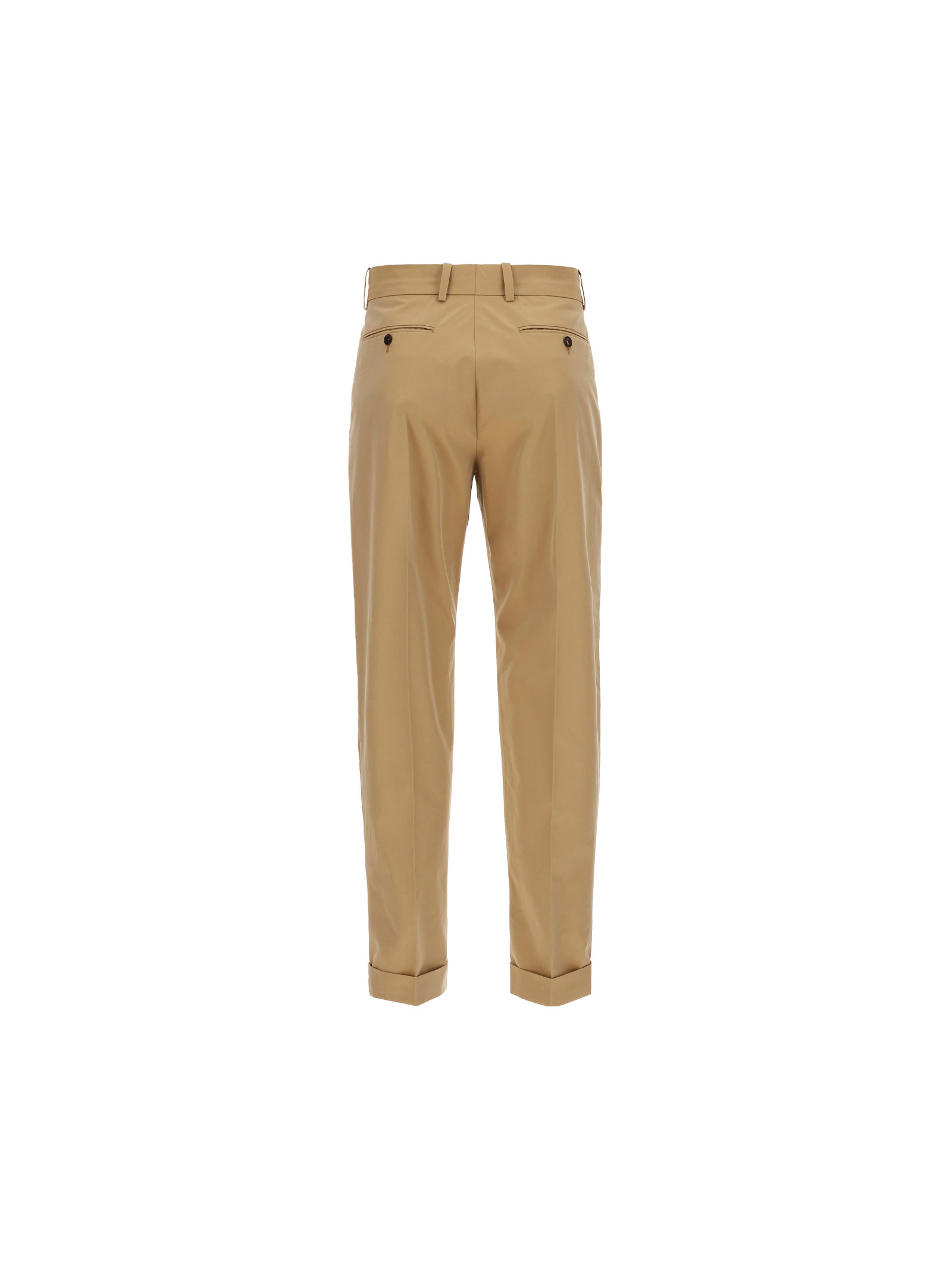 Alexander Mcqueen Cropped Tailored Trousers In Brown