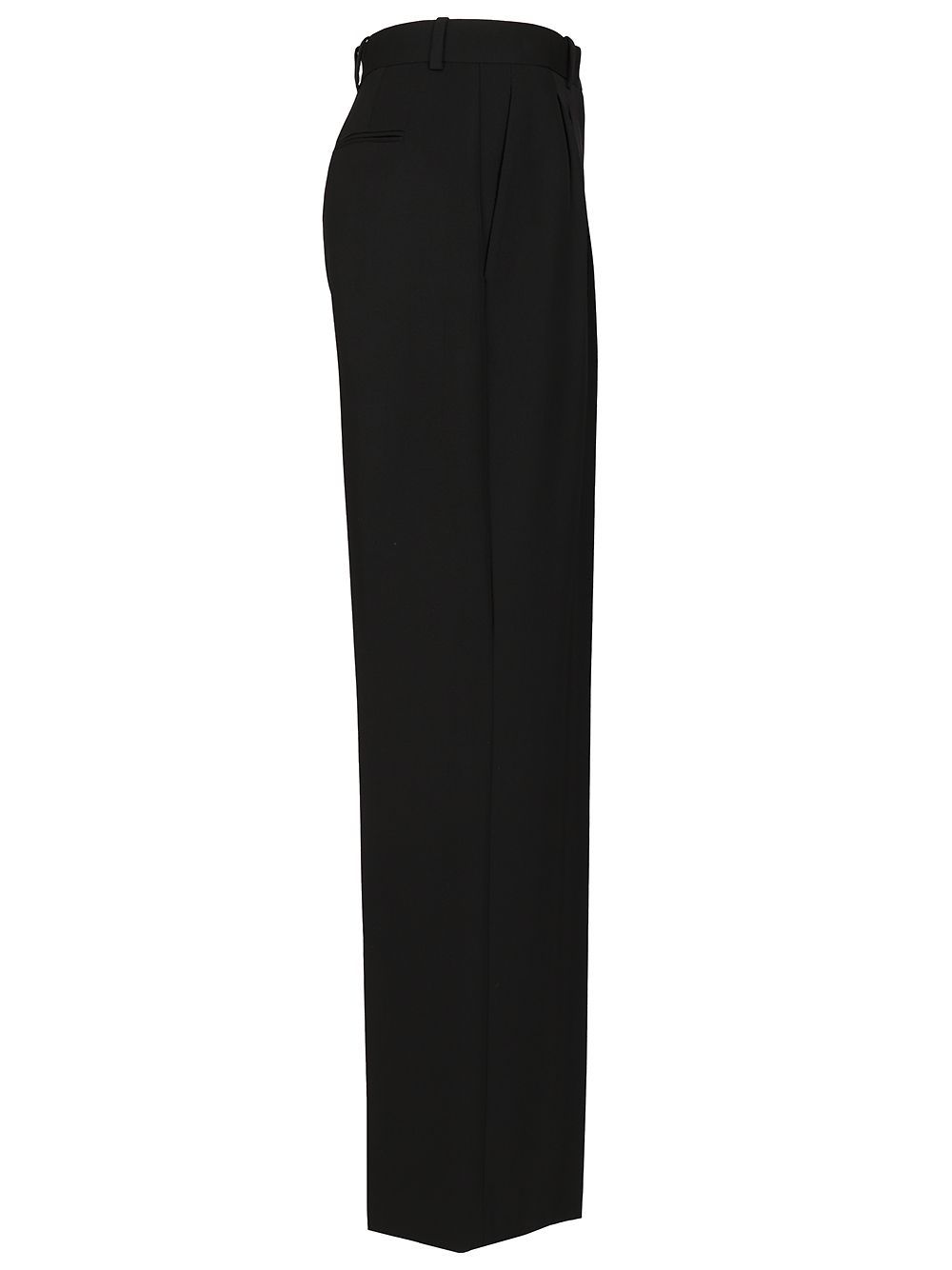 The Row Belt Loops Pleats Trousers In Black