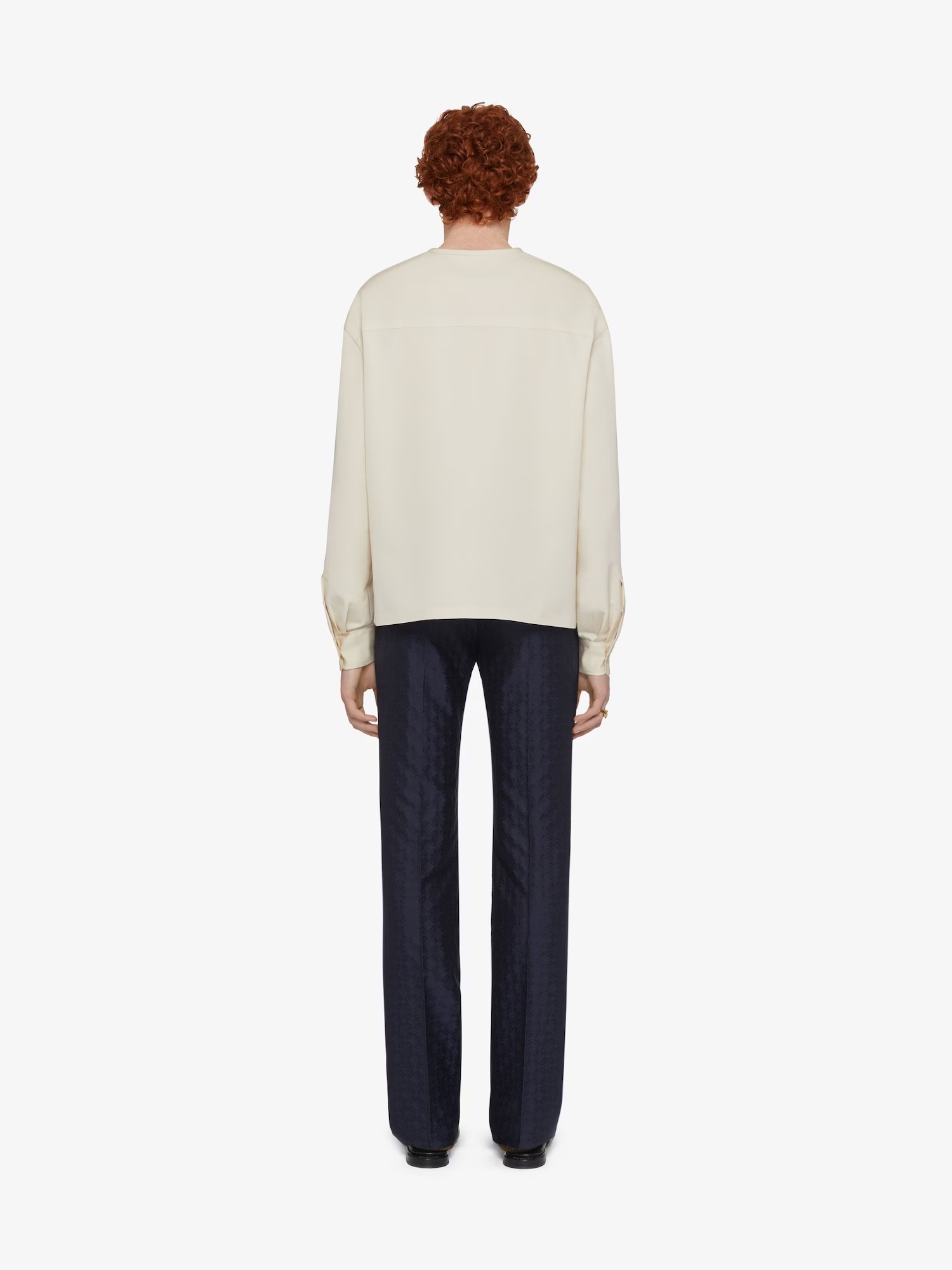 Givenchy Monogram Slim-fit Pants In Blue