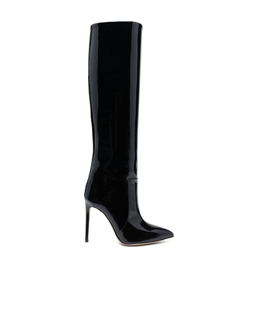 Paris Texas Pointed-toe 90mm Heeled Boots In Black