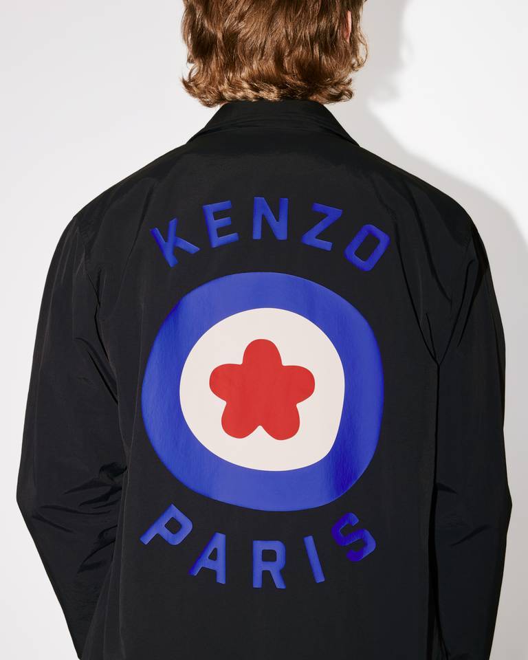 Shop Kenzo ' Target' Coach Jacket In Black
