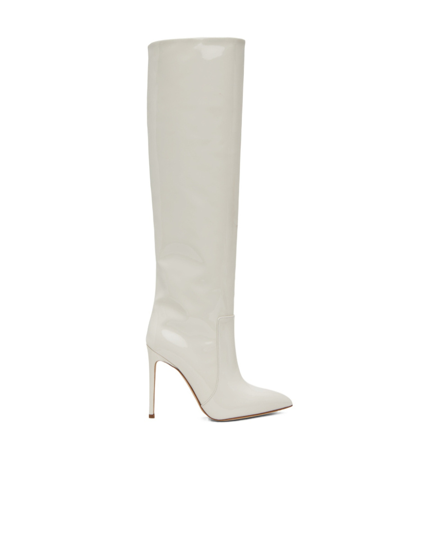 Paris Texas Pointed Boots In White
